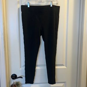 Loft Dark Gray Size L Leggings